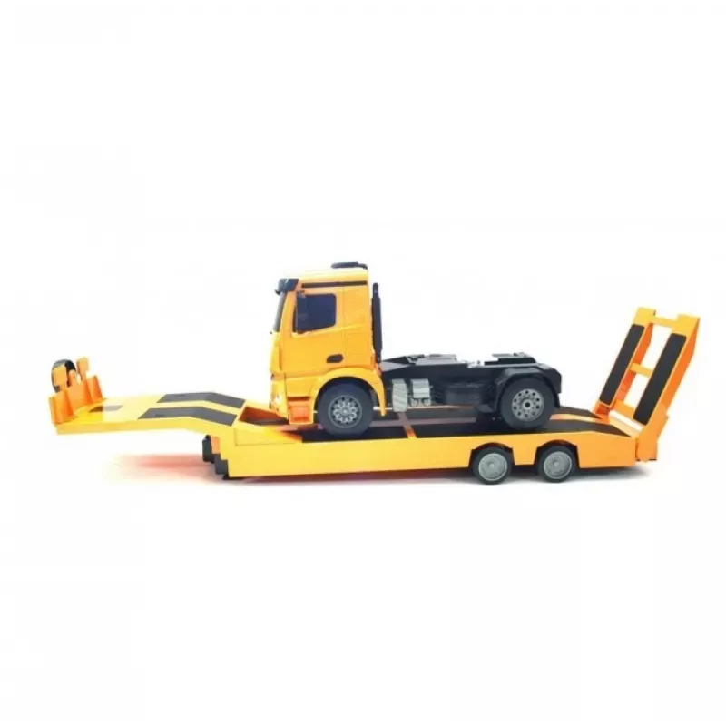 Double E 1/20 mierka hotový zostavený RC Mercedes-Benz Arocs valníkový náves