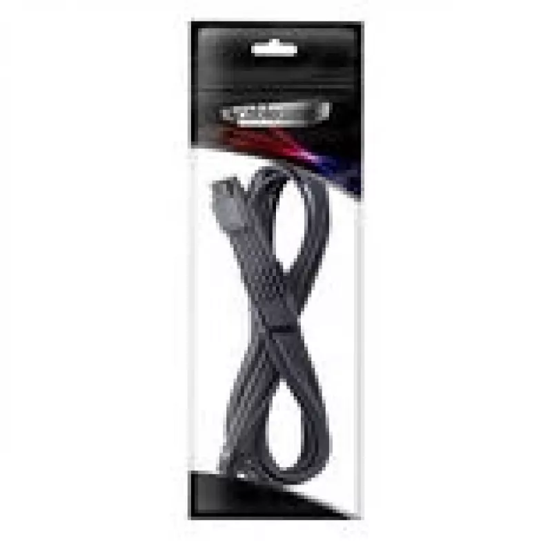 CableMod Universal Pro ModMesh 16-pin na 16-pin kábel, opláštený, StealthSense - carbon, 60 cm