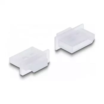 Kryt na kábel DeLOCK 64107 DisplayPort konektor samica transparentný 10 ks
