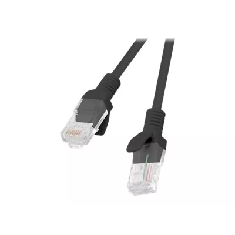 Sieťový kábel LANBERG PCU5-10CC-0200-BK RJ-45 Cat5e U/UTP 2 m čierny