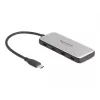 DeLOCK 64261 USB 3.2 Gen 1 Type-C hub 10000 Mbit/s čierny sivý