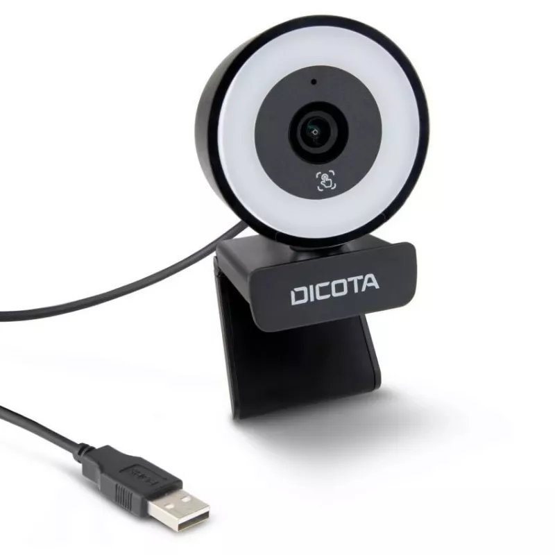 Webkamera DICOTA D32066 5 MP 2592 x 1944 pixelov USB 2.0 čierna
