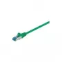 Wentronic Goobay CAT 6a patch kábel, S/FTP (PiMF), zelený, 3 m - LSZH bez halogénov, meď (93783)
