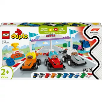 LEGO DUPLO 10445 F1 tímové pretekárske auto a jazdec