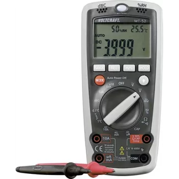 Voltcraft ručný digitálny multimeter MT-52 environmentálna meracia funkcia CAT III 600 V displej (počet): 4000 (MT52)