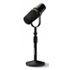 Shure MV7+-K-BNDL - mikrofón pre rečníkov/spev s XLR/USB-C konektorom, čierny + stojan na stôl GATOR