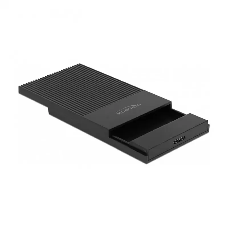 HDD/SSD puzdro DeLOCK 42011 čierne 2,5 palca SATA III 5 Gbit/s
