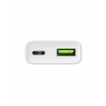 Napájací zdroj NATEC Ribera NUC-2376 — 1× USB-A, 1× USB-C, 3 A výstup