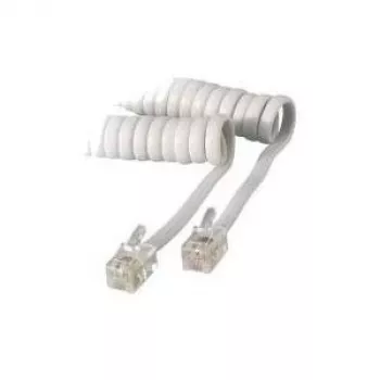 S/CONN 4m RJ10 priehľadná biela S/CONN 4m RJ10