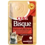 Vlhké maškrty pre mačky INABA Ciao Bisque – kura s hovädzím, 40 g vrecúško, bez obilnín, bez cukru