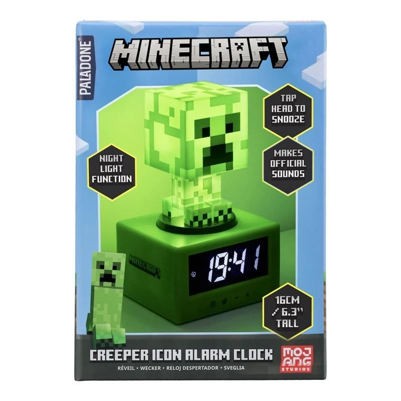 Paladone Minecraft Creeper Icon budík