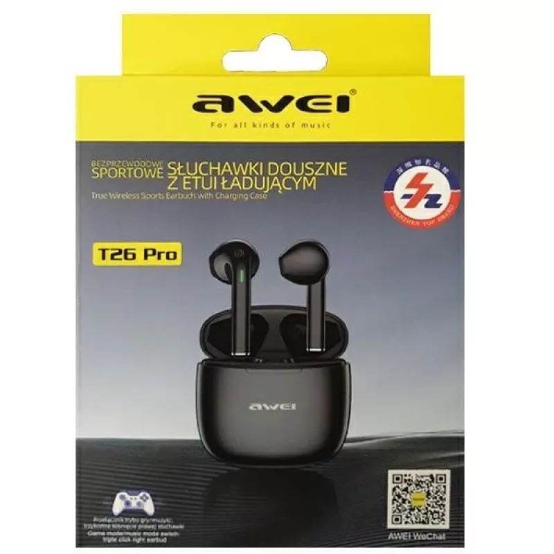 Slúchadlá Wireless Awei T26 Pro čierna