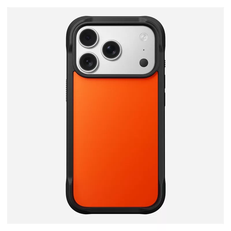 Puzdro na telefón Nomad Rugged Case pre iPhone 17 Pro — 16 cm (6,3 palcov), oranžové