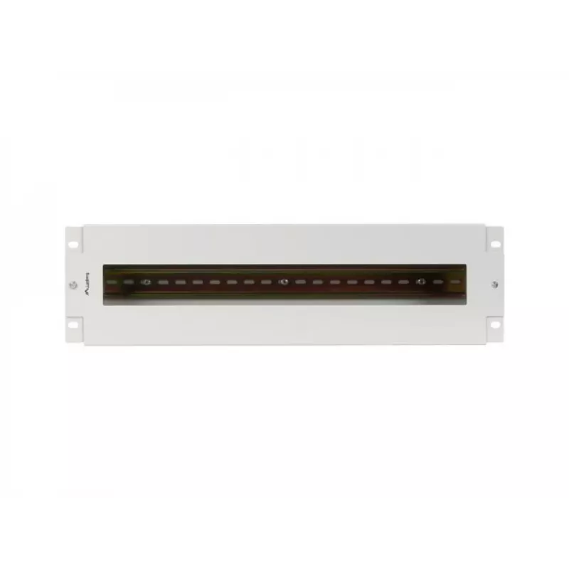 Lanberg AK-VDP103-S 19-palcový 3U panel na rozvod napätia s lištou DIN TS-35, sivý