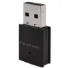 Kompaktný bezdrôtový mini USB Wi-Fi adaptér QOLTEC 57007 – Single-Band 2,4 GHz, až do 150 Mbit/s, interná anténa