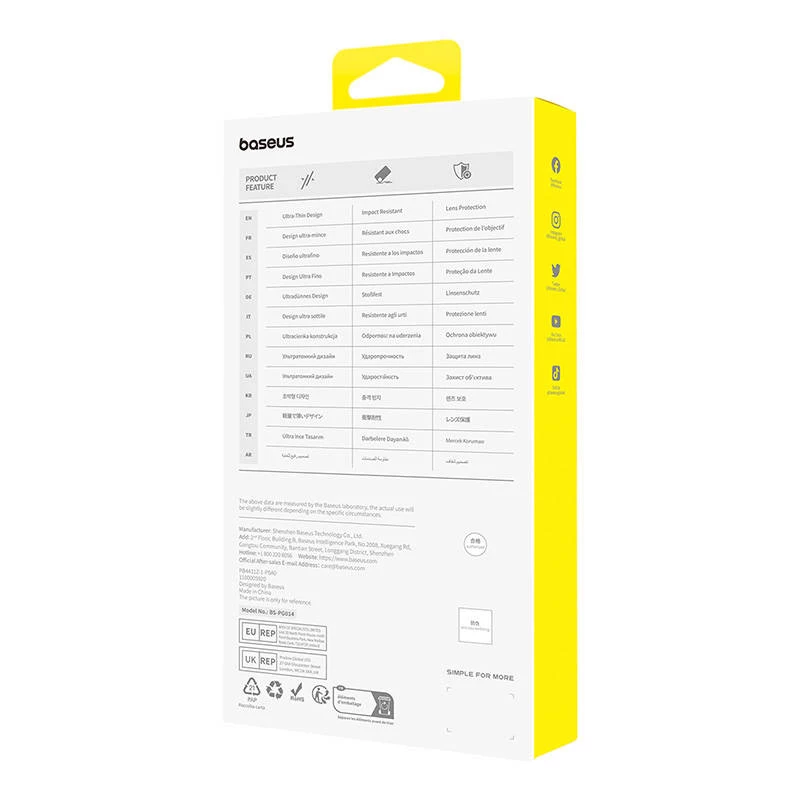Puzdro na telefón Baseus OS‑Lucent Series pre iPhone 15 Plus, transparentné, tenké