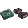 Metabo 685050000 Basic-Set, súprava 2 akumulátorov 4,0 Ah 18 V a nabíjačky