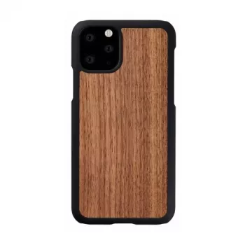 Puzdro na smartphone man and wood pre iPhone 11 Pro — čierny orech