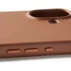 Mujjo Full Leather Case MagSafe puzdro pre iPhone 17 hnedé