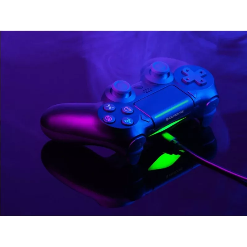 Káblový gamepad TRACER SHOGUN PRO čierny — 16 tlačidiel, analógový/digitálny, 1,5 m kábel, vibrácie, PC/PS4/PS3