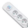 Prepäťová ochrana Qoltec 50293 biela 8 AC zásuviek 230 V