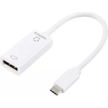 Renkforce USB-C®, DisplayPort adaptér [1x USB-C® samec – 1x DisplayPort samica] 0,15 m (RF-6056894)