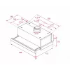 Podlinkový digestor Teka TL 6310, kovový filter, hladina hluku: neuvedené