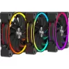 ALPENFÖHN Wing Boost 3 120mm ARGB skriňový ventilátor, balenie 3 ks, čierna
