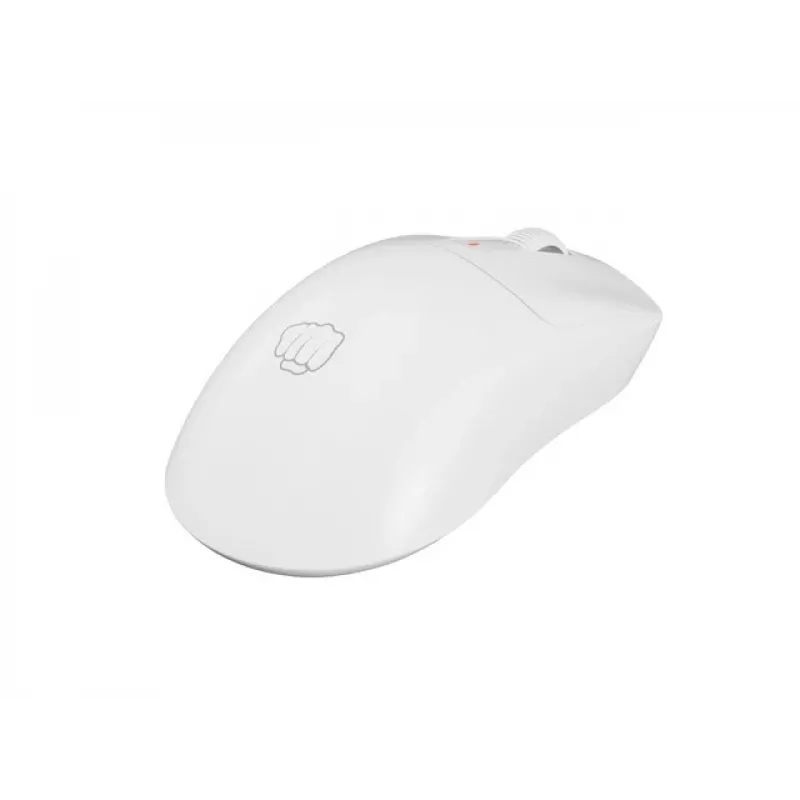 Bezdrôtová myš Fury Tanto T4 — 12000 DPI, biela, programovateľné tlačidlá, ergonomická