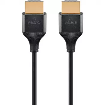 HDMI kábel Goobay 75297 0,5 m HDMI Type-A konektor samec 48 Gbit/s čierny