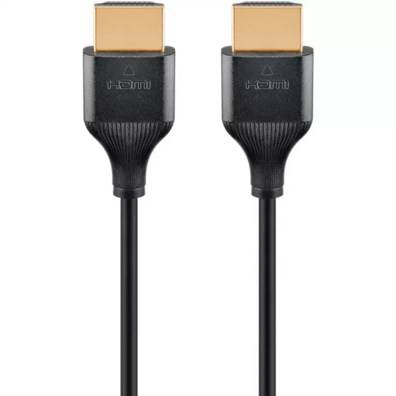 HDMI kábel Goobay 75297 0,5 m HDMI Type-A konektor samec 48 Gbit/s čierny