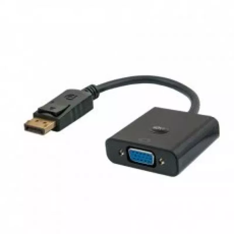 Video káblový adaptér Savio CL-90 DisplayPort na VGA 0,2 m čierny