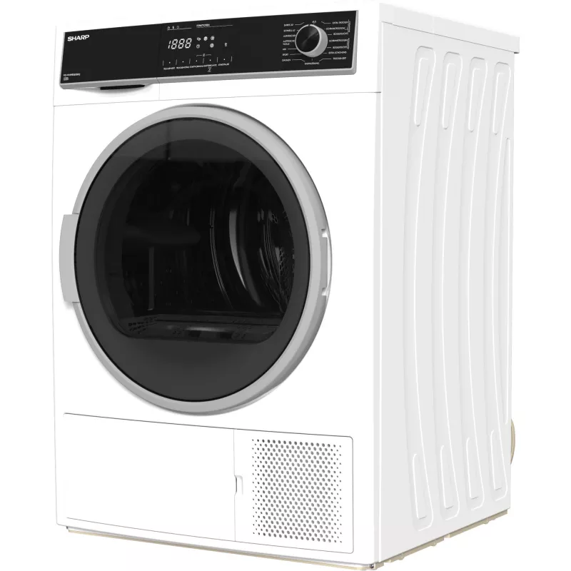 Sharp KD-HHH8S8GW3-DE sušička bielizne voľne stojaca predné plnenie 8 kg biela