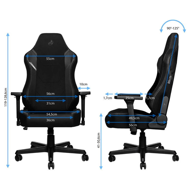 Nitro Concepts X1000 čalúnené sedadlo čalúnené operadlo