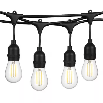 Vonkajšia svetelná reťaz Lite bulb moments Extralink 10 m, 10 žiaroviek, záhradná girlanda