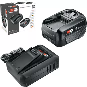 Sada batérie a nabíjačky Bosch 18 V 6.0 Ah s nabíjačkou AL18-44