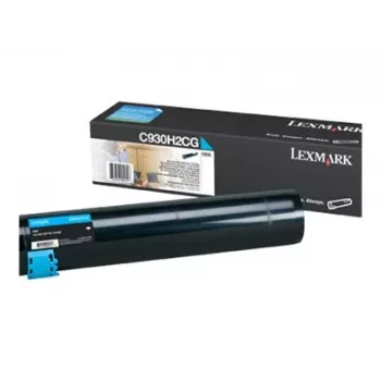Lexmark - vysoká výťažnosť - azúrová - originálna - tonerová kazeta LCCP - pre C935dn, 935dtn, 935dttn, 935hdn (0C930H2CG)