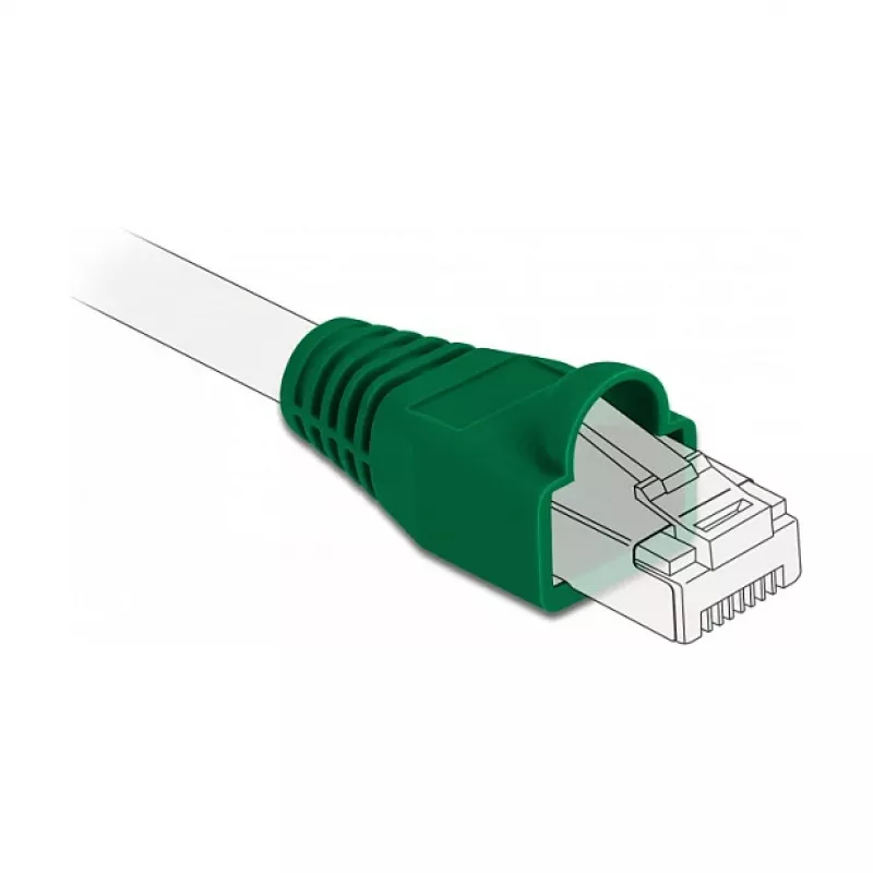 Odľahčenie ťahu pre RJ45 konektor DeLOCK 86726 zelené 20 kusov
