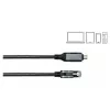 Good Connections Ethernet kábel USB-C RJ45, antracit, 0,5 m