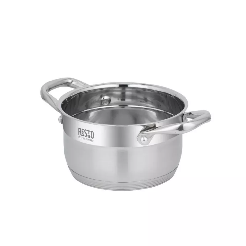 Okrúhly nerezový hrniec Resto Kitchenware Libra 1,9 L