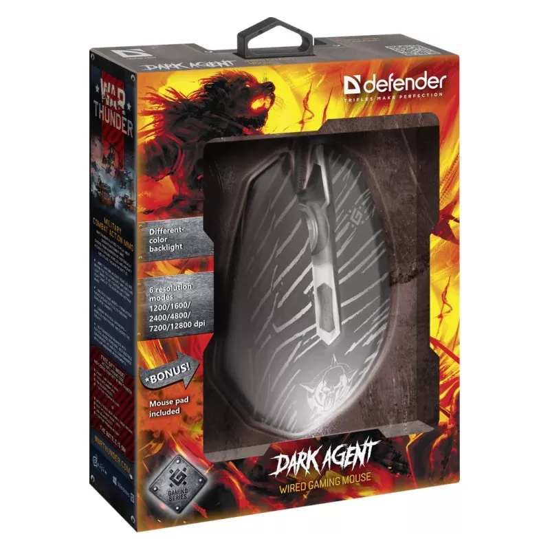 Myš Defender DARK AGENT GM-590L USB Type-A