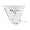 Opletená hadica DeLOCK 20816 10 m x 25 mm biela