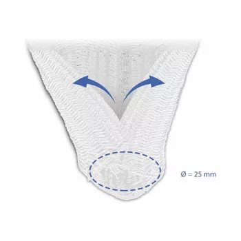 Opletená hadica DeLOCK 20816 10 m x 25 mm biela