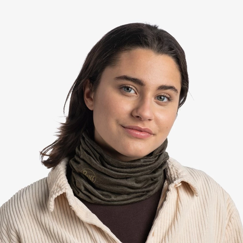 Buff 113010.843.10.00 Merino Lightweight multifunkčný nákrčník pre dospelých, merino vlna, Solid Bark