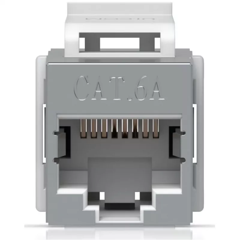 Keystone spojka Ubiquiti UACC-Keystone-Coupler-C6A plochá nerezová oceľ RJ-45