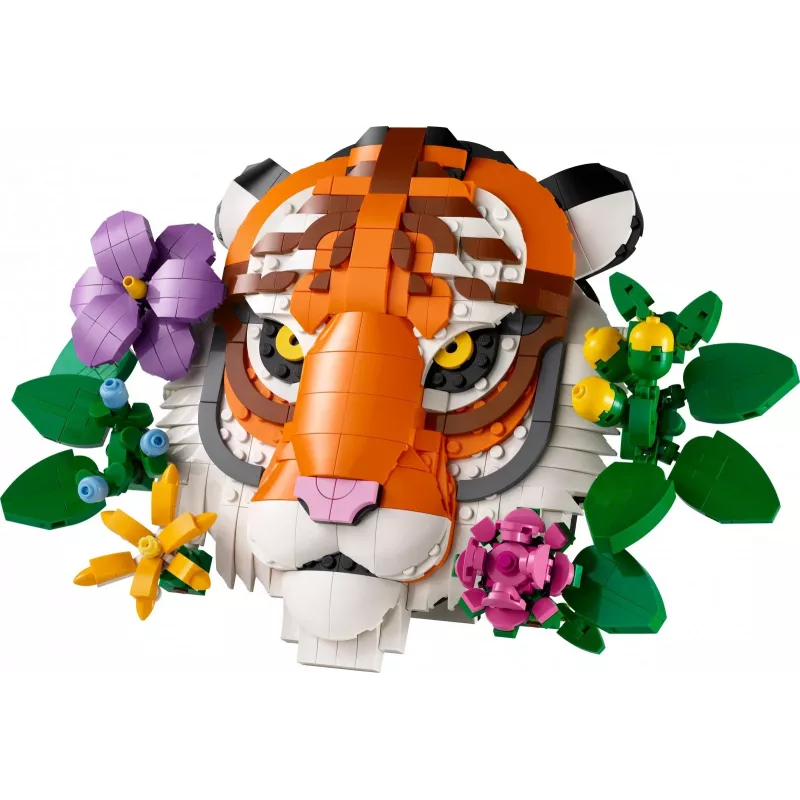 Stavebnica LEGO Art Fauna Collection Tiger set 31217 – zostaviteľný model tigra