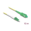 DeLOCK InfiniBand/sklenené vlákno kábel 10 m LC SC žltý 83876
