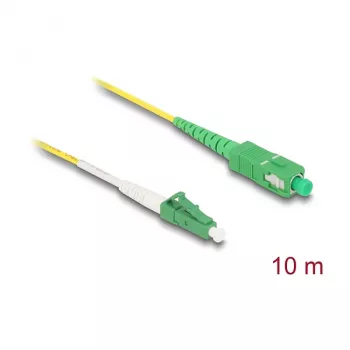 DeLOCK InfiniBand/sklenené vlákno kábel 10 m LC SC žltý 83876