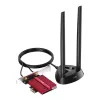 Interná WLAN Bluetooth sieťová karta Cudy WE9300S PCIe, Wi‑Fi 7 (802.11be) tri-band 2.4/5/6 GHz, 5765 Mbit/s, Bluetooth 5.4, externá 2x2 anténa