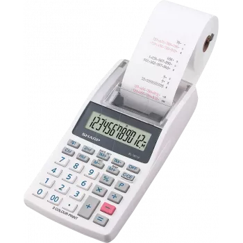 Sharp EL-1611V kalkulačka stolová finančná sivá, biela
